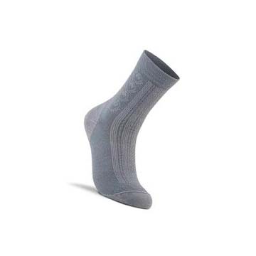 Women's Ecco Casual Short-Crew Socks Green / Grey | Canada 417SGL